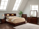 Gerico I Brown Cherry 4 Pc. Queen Bedroom Set