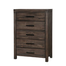 Rexburg Wire-Brushed Rustic Brown Chest