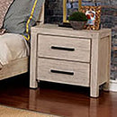 Strasburg Wire-Brushed White Night Stand