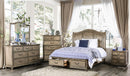 BELGRADE I Rustic Natural Tone 5 Pc. Queen Bedroom Set w/ 2NS