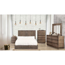 AMARANTE Rustic Natural Tone 5 Pc. Queen Bedroom Set w/ Chest