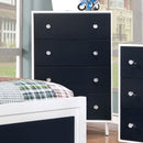 Alivia White/Blue Chest