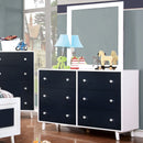 Alivia White/Blue Dresser