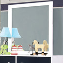 ALIVIA White/Blue Mirror