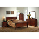 LOUIS PHILIPPE III Cherry 5 Pc. Queen Bedroom Set w/ Chest