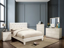 Velen White 5 Pc. Queen Bedroom Set w/ 2NS