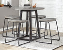 Showdell Signature Design by Ashley Round DRM Counter Table image
