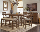 Moriville Signature Design 7-Piece Counter Height Dining Room Package image