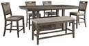 Johurst Benchcraft 6-Piece Counter Height Dining Room Package image