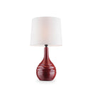 Ida Burgundy Table Lamp
