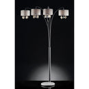 Calypso Off-White/Chrome Arch Lamp