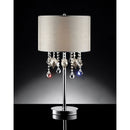 Calypso Off-White/Chrome Table Lamp