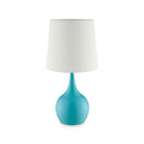 Edie Blue 23.5"H Matte Blue Table Lamp