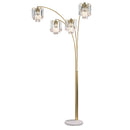 Elouise Sand Gold Arch Lamp