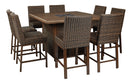Paradise Trail Signature Design 9-Piece Outdoor Bar Table Set image