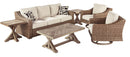 Beachcroft Signature Design 5-Piece Outdoor Conversation Set image
