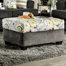 Xochitl Dark Gray Ottoman