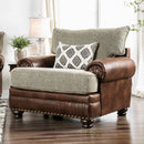 Reyna Warm Gray/Brown Chair