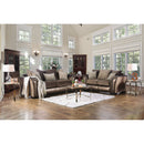Benigno Brown Sofa + Love Seat