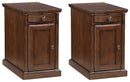 Laflorn Medium Brown Signature Design 2-Piece End Table Set image