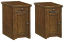 Laflorn Dark Brown Signature Design 2-Piece End Table Set image