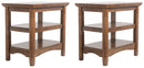 Cross Island Signature Design Chair Side 2-Piece End Table Set image