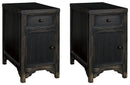 Gavelston Signature Design Chair Side 2-Piece End Table Set image