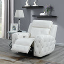 U8311 POWER RECLINER BLANCHE WHITE image