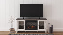 Dorrinson Signature Design by Ashley 60 TV Stand with Electric Fireplace image