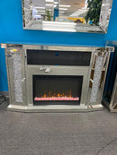 Mirrored Fireplace